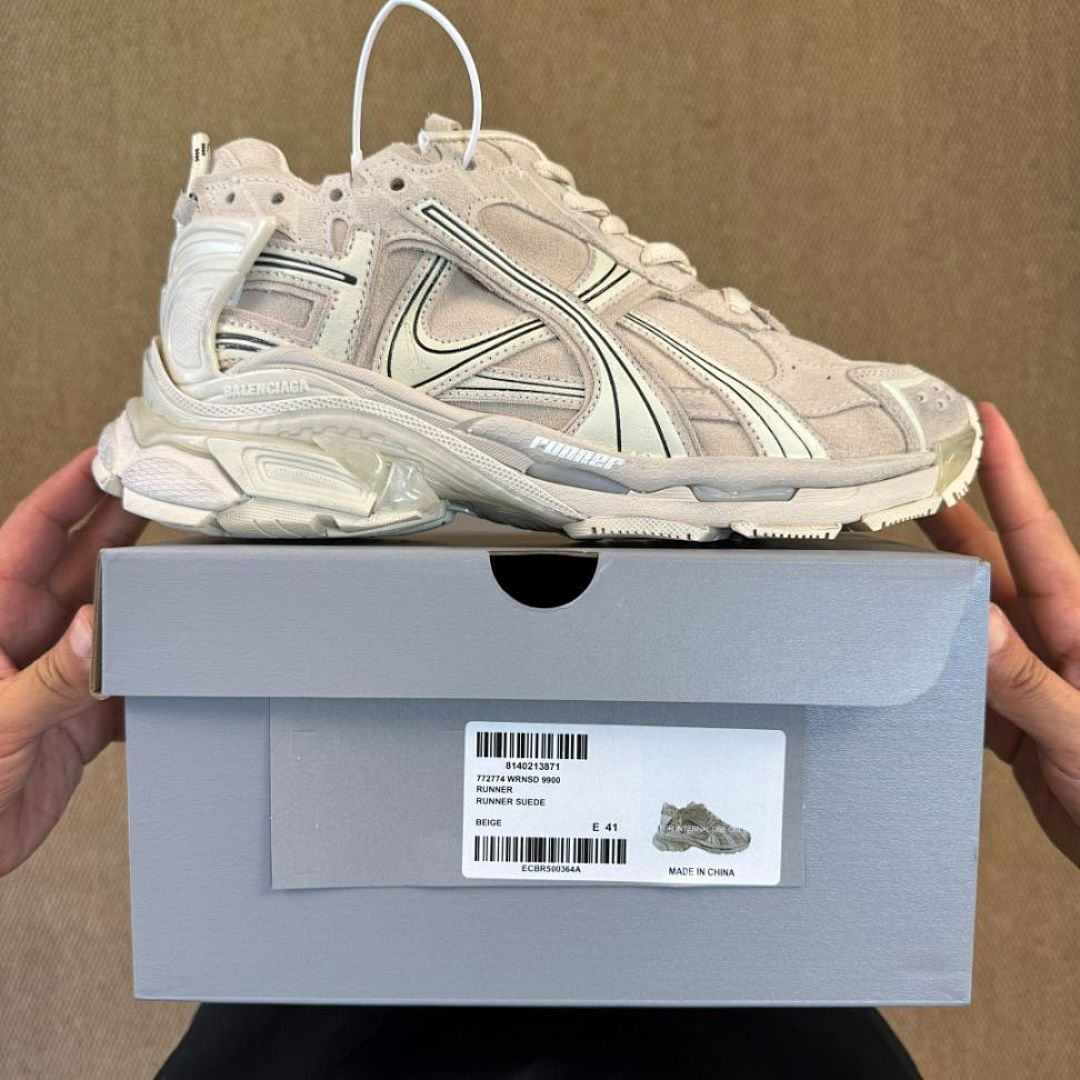 Balenciaga Runner Sneakers Light Grey