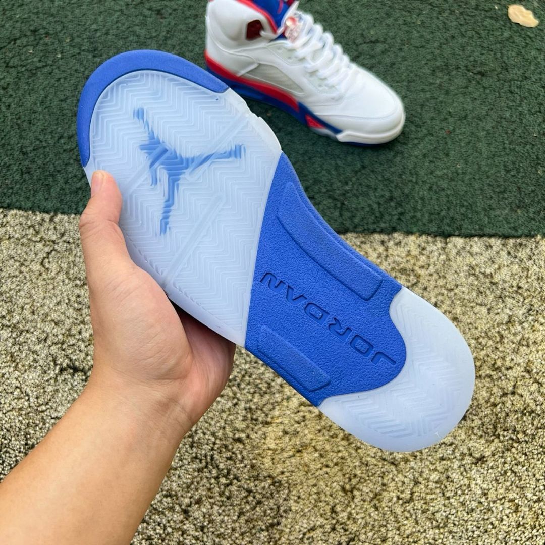 Air Jordan 5 Retro PE White Red Blue 32