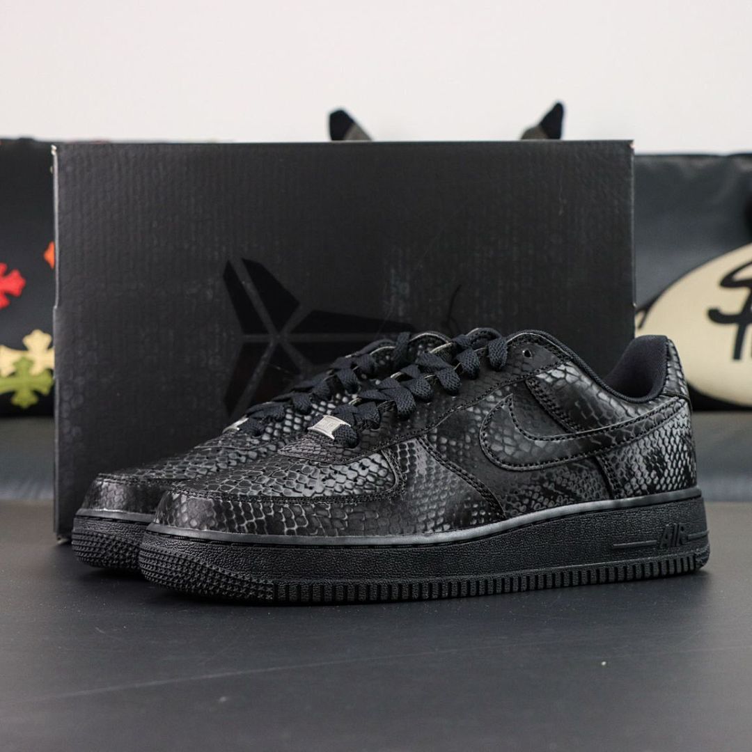 Nike Air Force 1 '07 PRM Black Python 898889-007