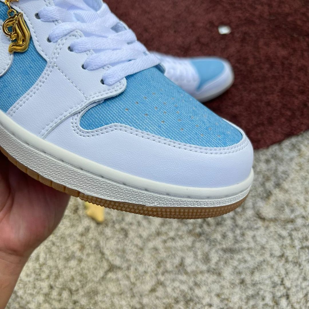 Air Jordan 1 Low SE Washed Denim Light Marine White Gum Yellow DR6970-400