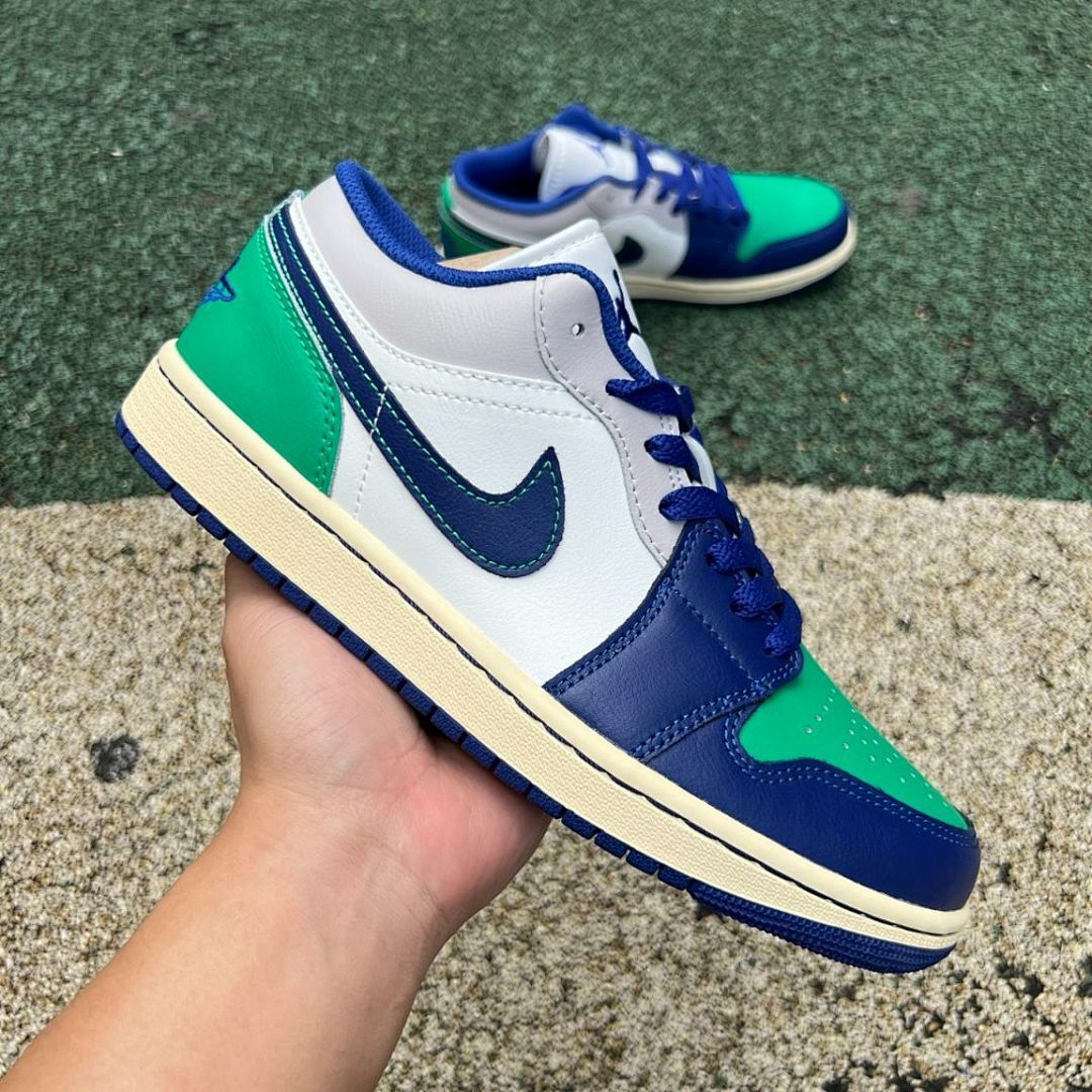 Air Jordan 1 Low SE Deep Royal Blue Emerald Rise DV1299-430