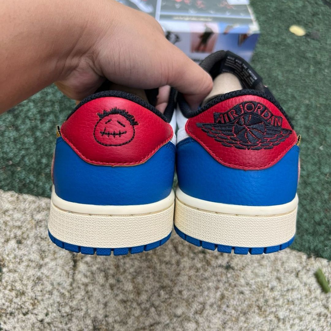 Union x Air Jordan 1 Low OG SP White University Blue Varsity Red FJ0870-100