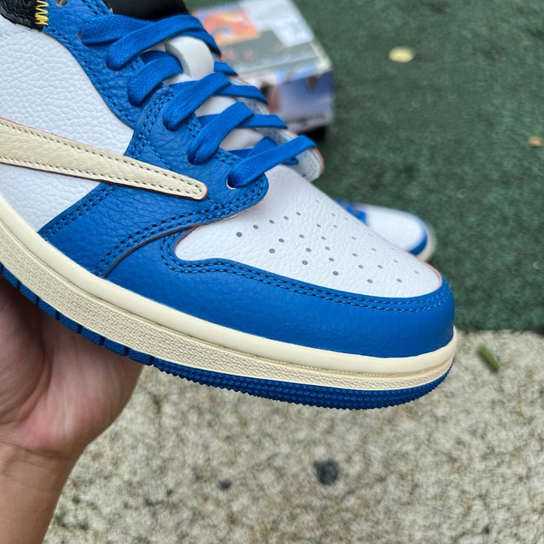 Union x Air Jordan 1 Low OG SP White University Blue Varsity Red FJ0870-100