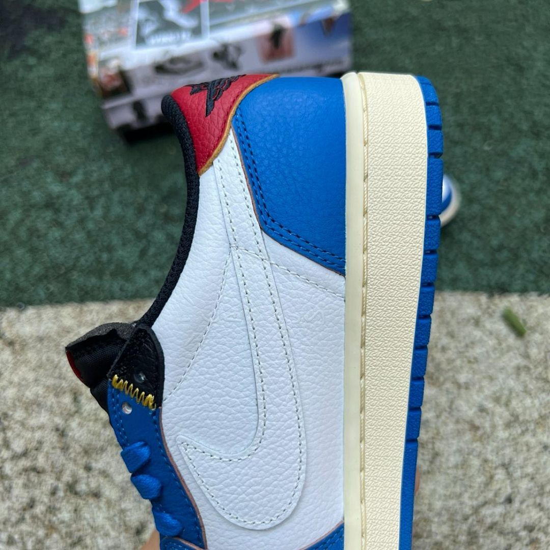 Union x Air Jordan 1 Low OG SP White University Blue Varsity Red FJ0870-100