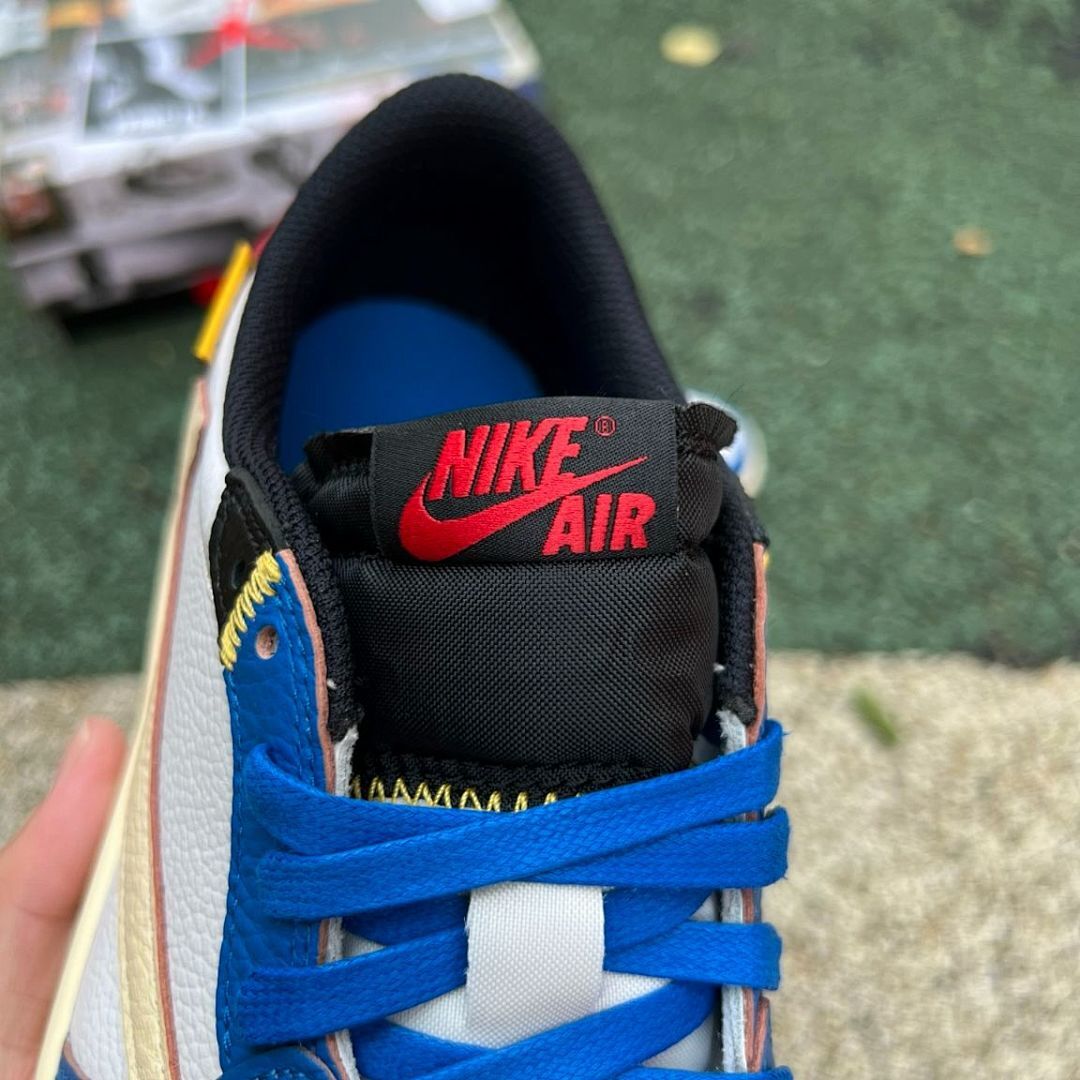 Union x Air Jordan 1 Low OG SP White University Blue Varsity Red FJ0870-100