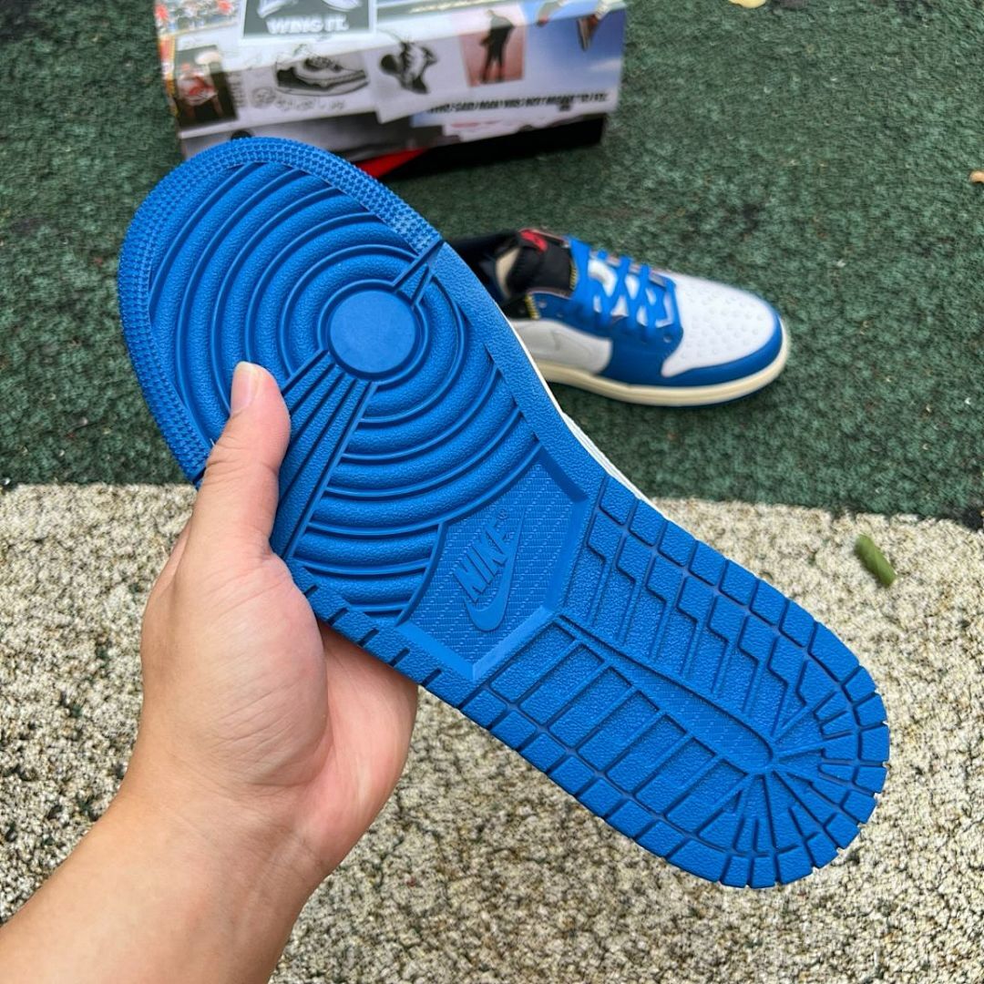 Union x Air Jordan 1 Low OG SP White University Blue Varsity Red FJ0870-100