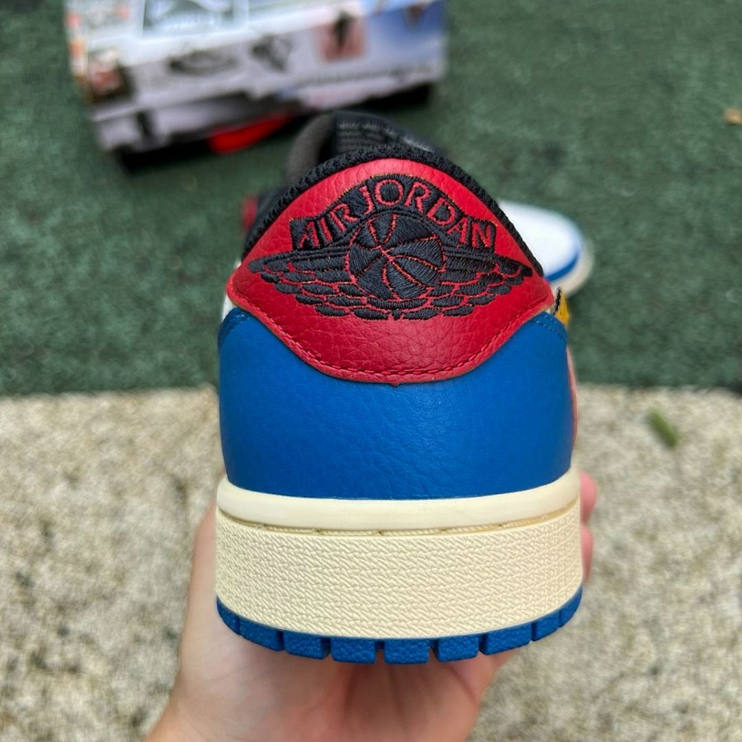 Union x Air Jordan 1 Low OG SP White University Blue Varsity Red FJ0870-100