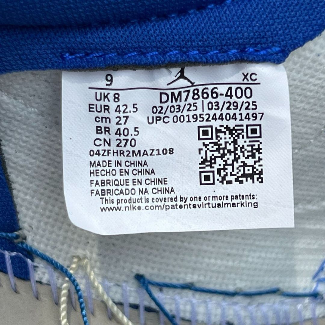 Travis Scott x fragment design x Air Jordan 1 Low OG 'Military Blue' Sample