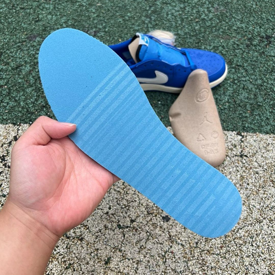 Travis Scott x fragment design x Air Jordan 1 Low OG 'Military Blue' Sample