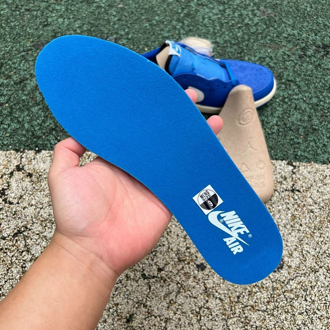 Travis Scott x fragment design x Air Jordan 1 Low OG 'Military Blue' Sample