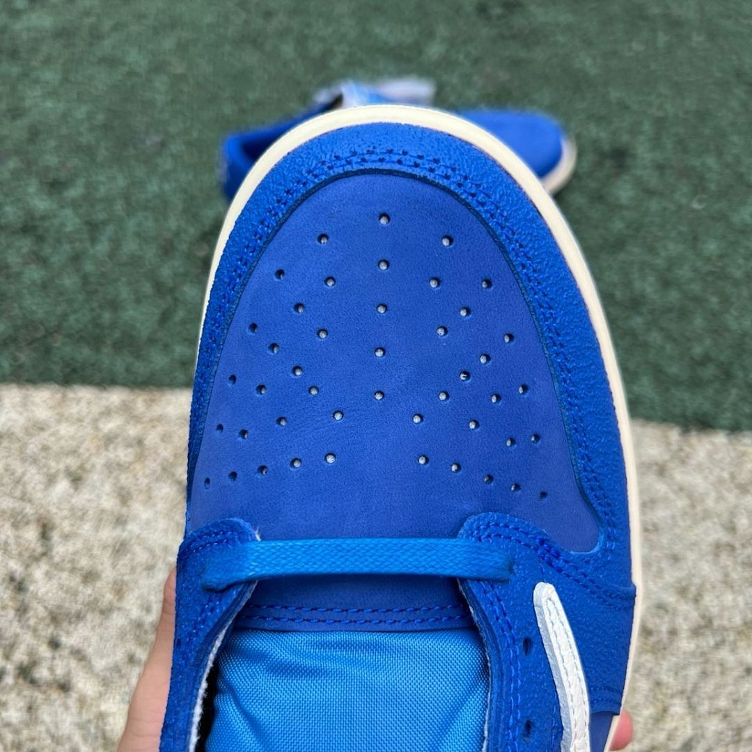 Travis Scott x fragment design x Air Jordan 1 Low OG 'Military Blue' Sample