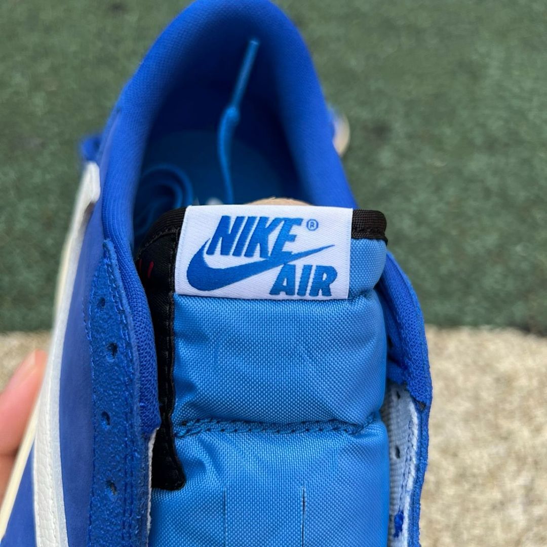 Travis Scott x fragment design x Air Jordan 1 Low OG 'Military Blue' Sample