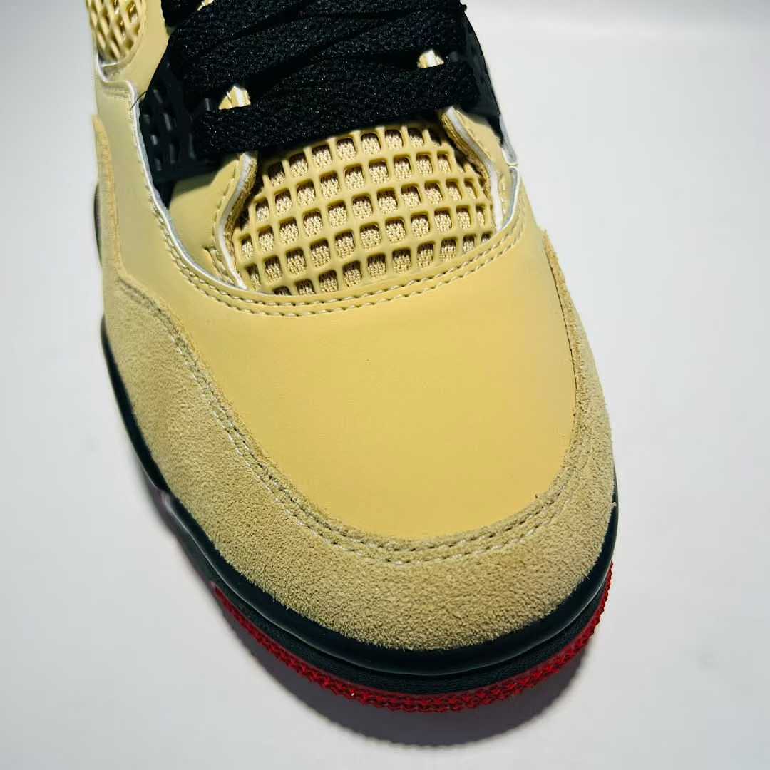 Nike Air Jordan 4 Retro Lightning Tour Yellow Black Red Shoes CT8527-700