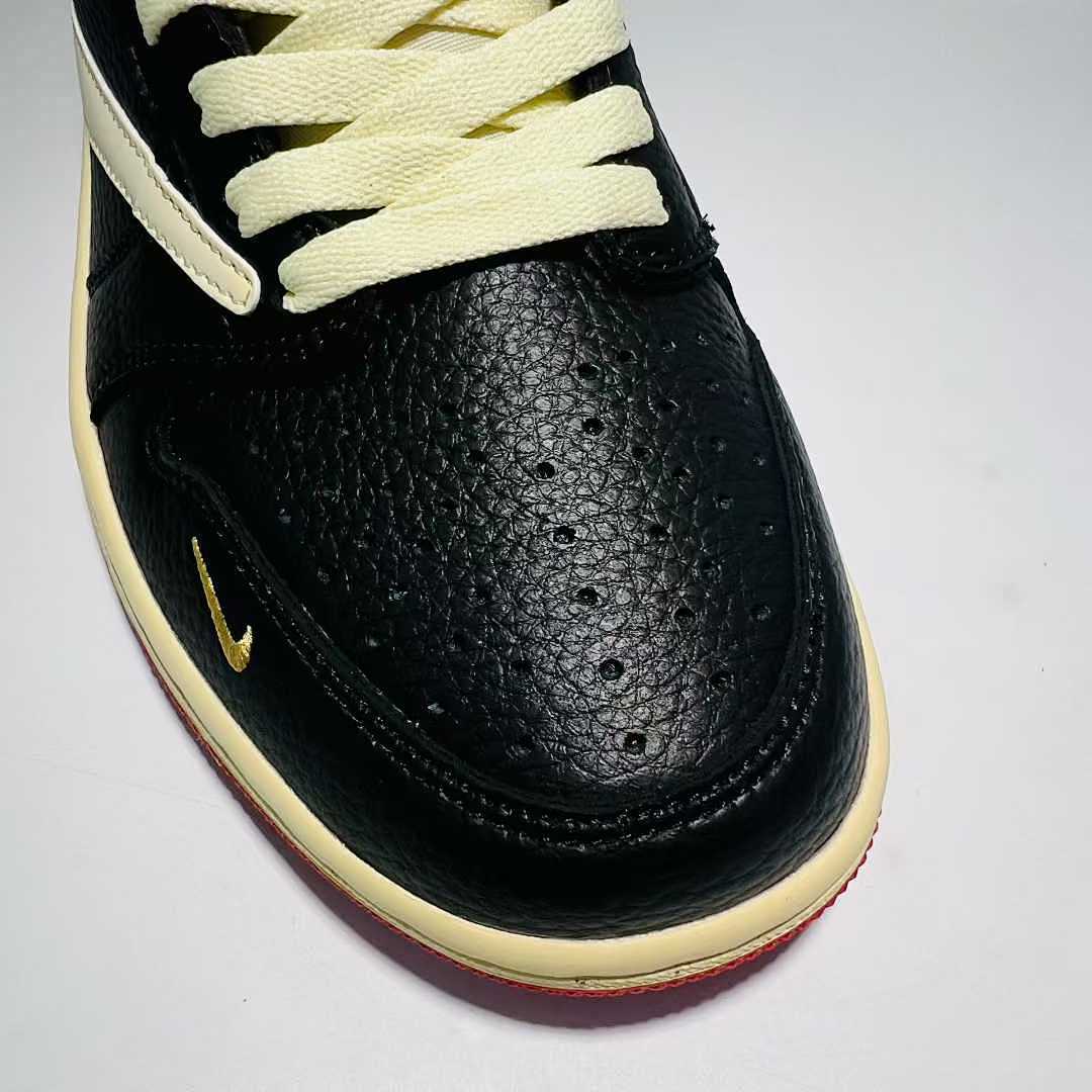 Travis Scott x Air Jordan 1 Low OG SP Phantom Black Red Cream Sneakers DM7866-001