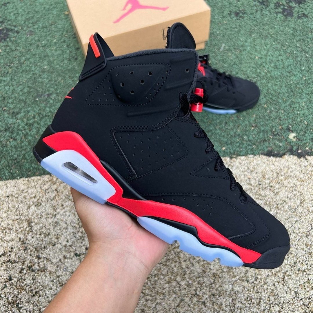Air Jordan 6 Retro Infrared Black 384664-060
