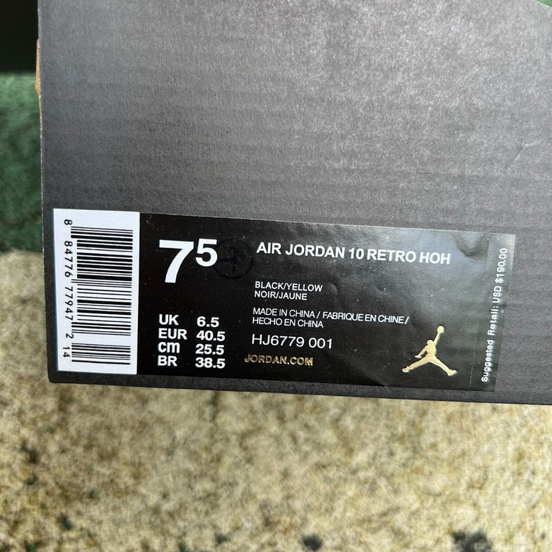 Air Jordan 10 Retro Yellow Ochre 310805-006
