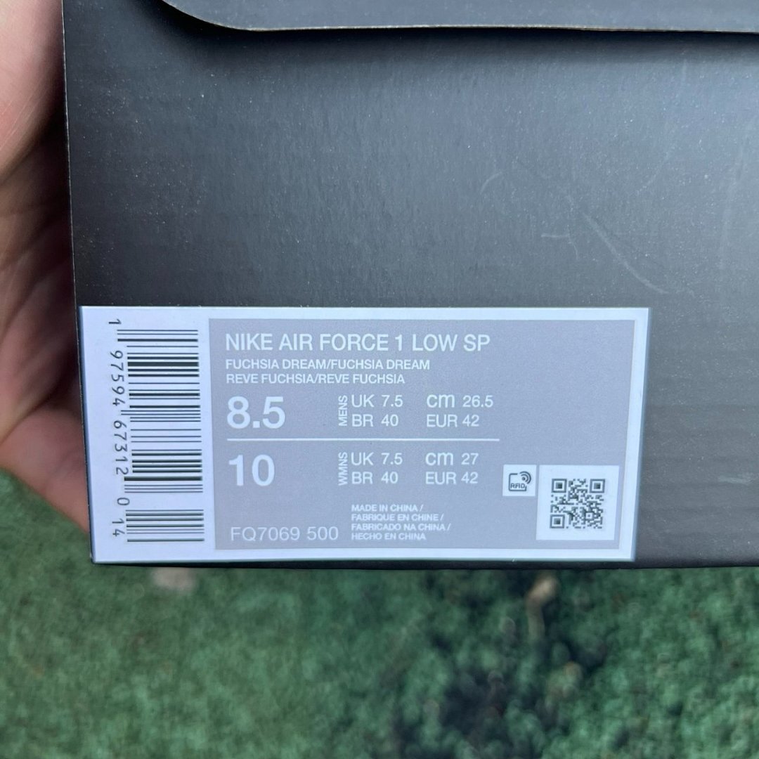 Supreme x Nike Air Force 1 Low Purple CU9225-500
