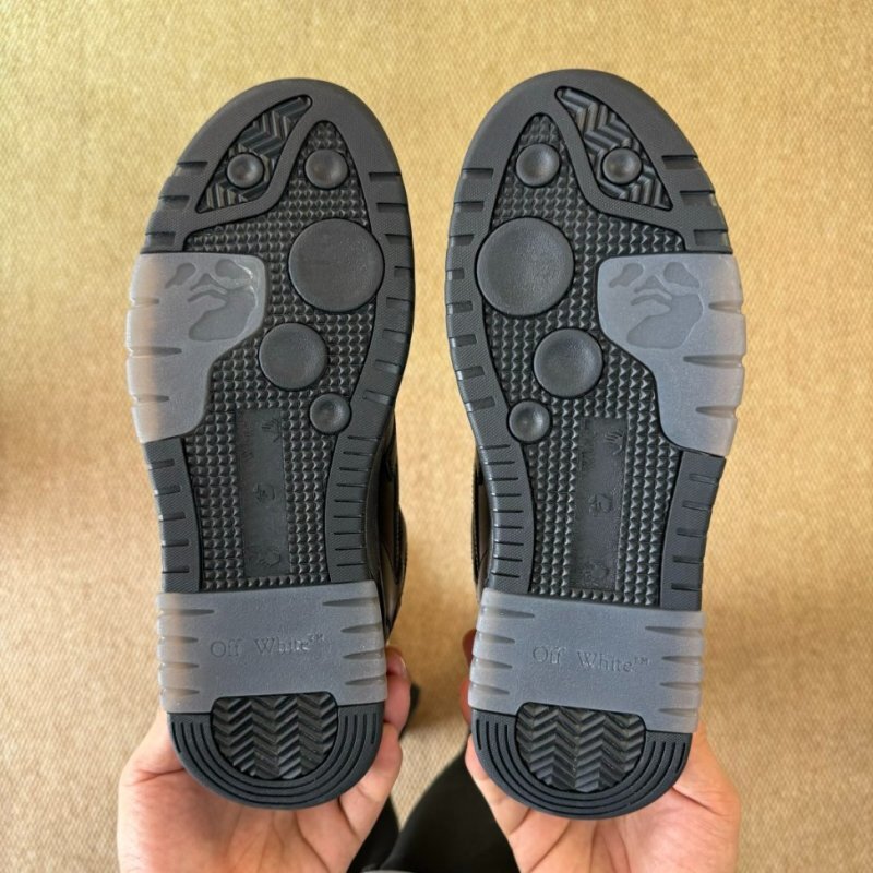 Off-White Out Of Office 'FOR WALKING' Low Top Sneakers Black