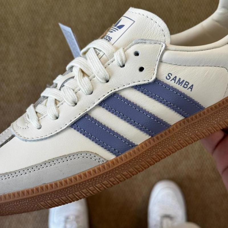Adidas Samba OG Wonder White Blue Dawn Gum IE7015