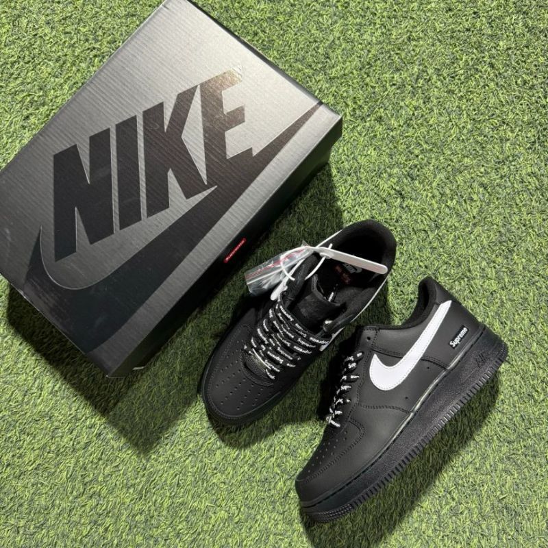 Supreme x Nike Air Force 1 Low 'Black' (CU9225-001)