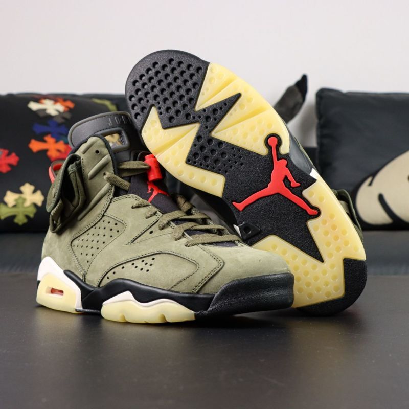 Air Jordan 6 Retro Travis Scott Medium Olive CN1084-200