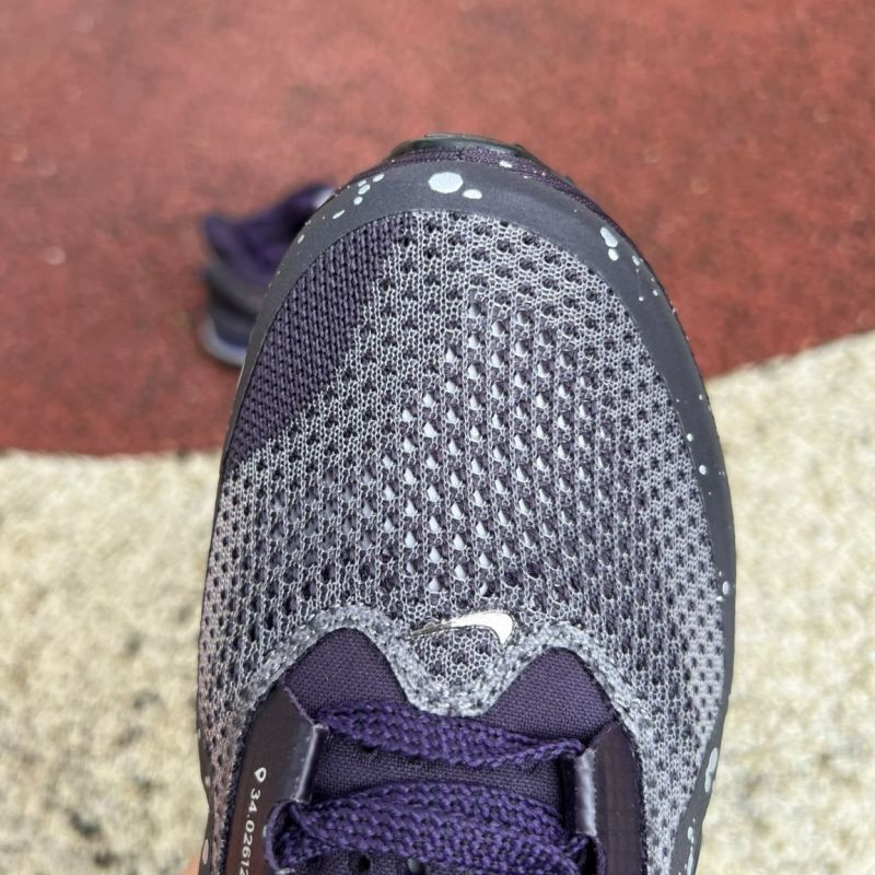 Nike Air Zoom Indigo Speckled Running Shoes with Metallic Silver Swoosh