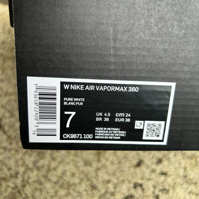 Nike Air VaporMax 360 Pure Platinum Iridescent CK2719-001