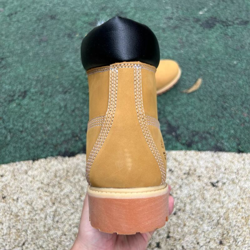 Timberland 6-Inch Premium Waterproof Fur Lined Boots Wheat Nubuck