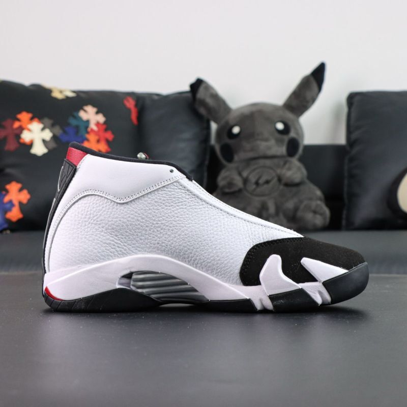 Air Jordan 14 Low White Black Varsity Red 807511-106