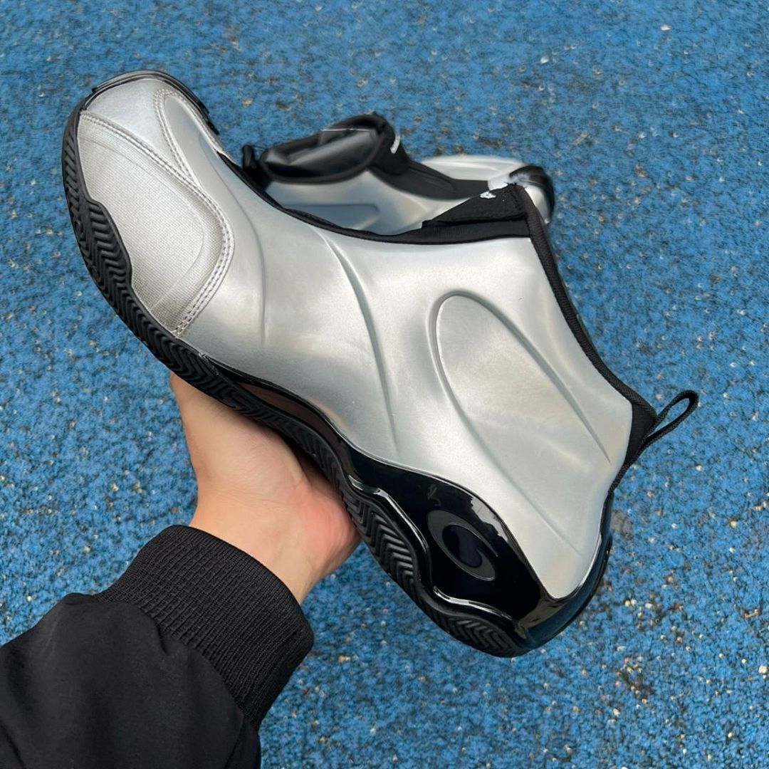 Balenciaga Zen Sneaker 617506 W1702 8100 Metallic Silver Black Luxury Designer Fashion Trainers