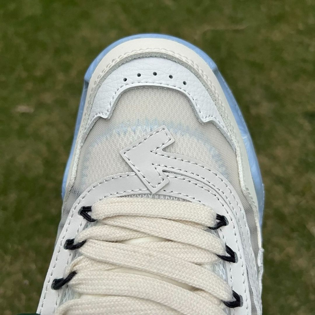 Off-White ODSY-1000 Cream Light Blue Marbled Sole Sneakers Trainers