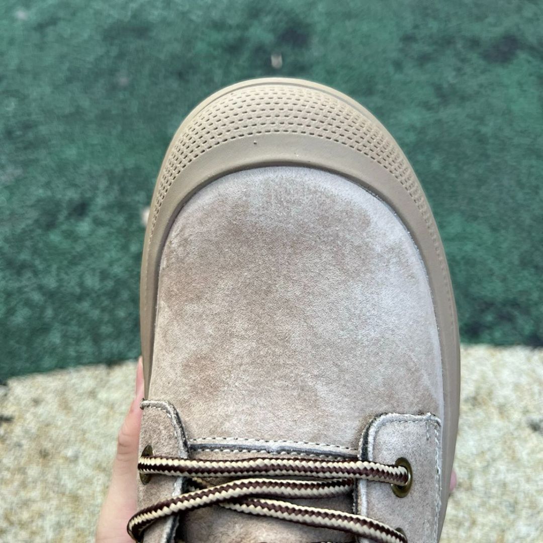 UGG Neumel Utility Fawn Suede Platform Combat Boot 1130638