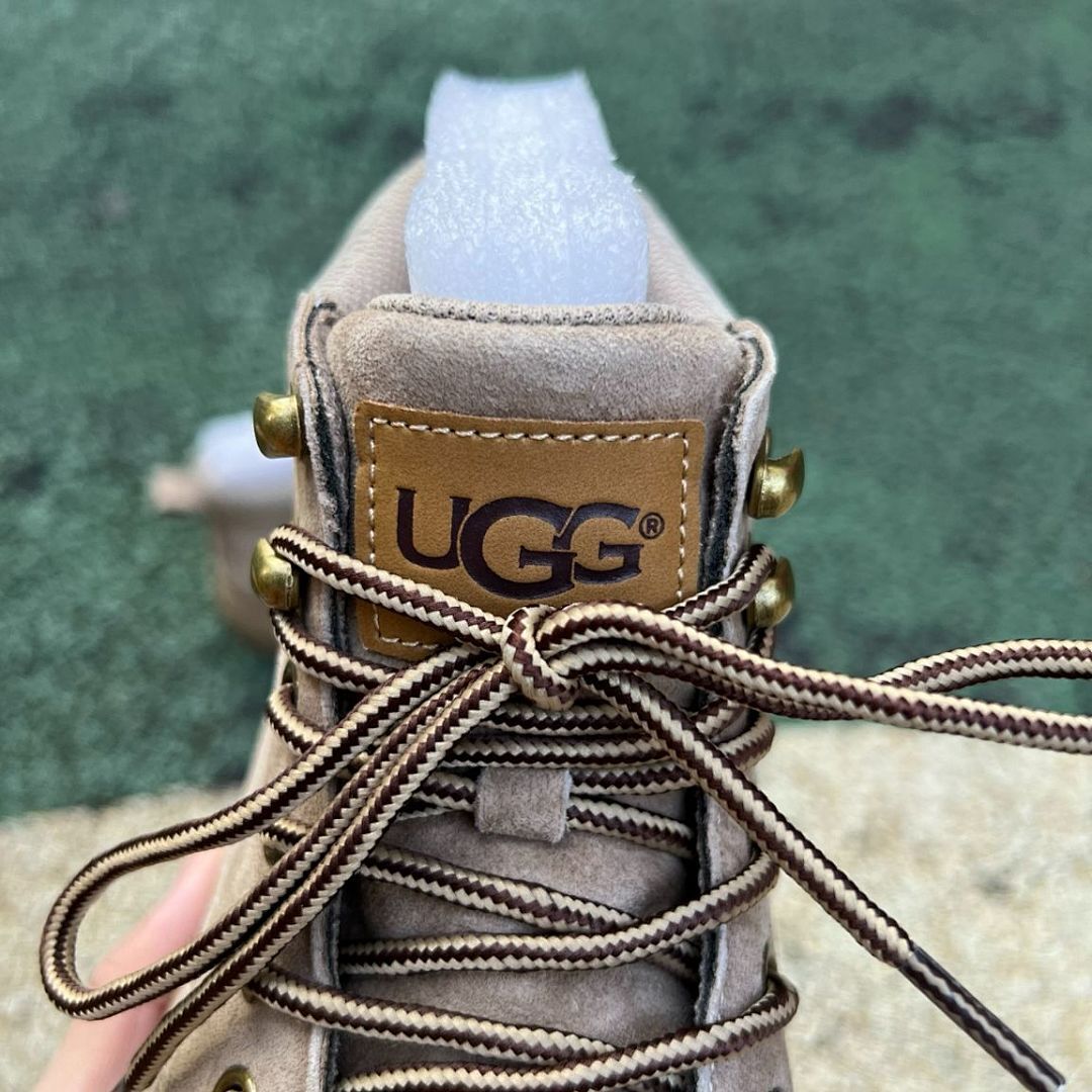 UGG Neumel Utility Fawn Suede Platform Combat Boot 1130638