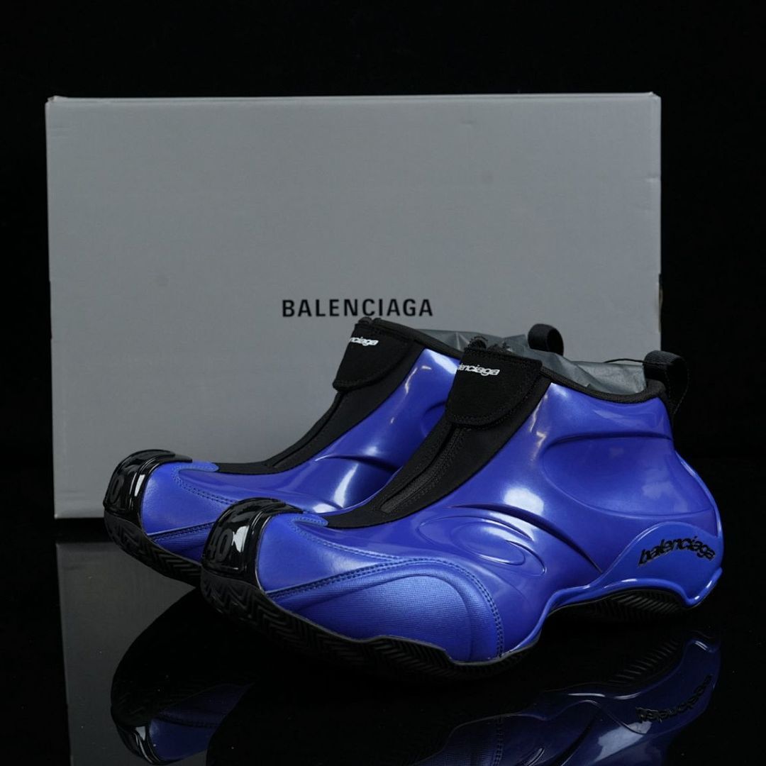 Balenciaga Space Sneaker Blue Molded Luxury Designer Shoes