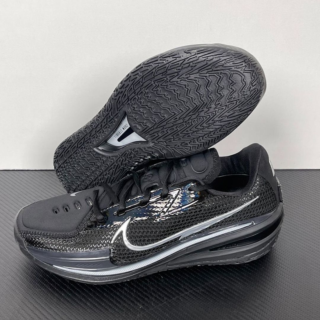 Nike GT Cut 2 Black Metallic Silver Basketball Shoes