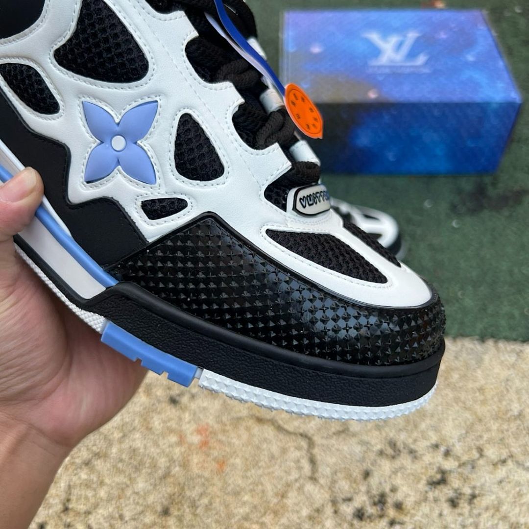 Louis Vuitton LV Runner Tatic Sneakers Black White Lilac 1AA8P1 Men's Luxury Designer Trainers Shoes Footwear