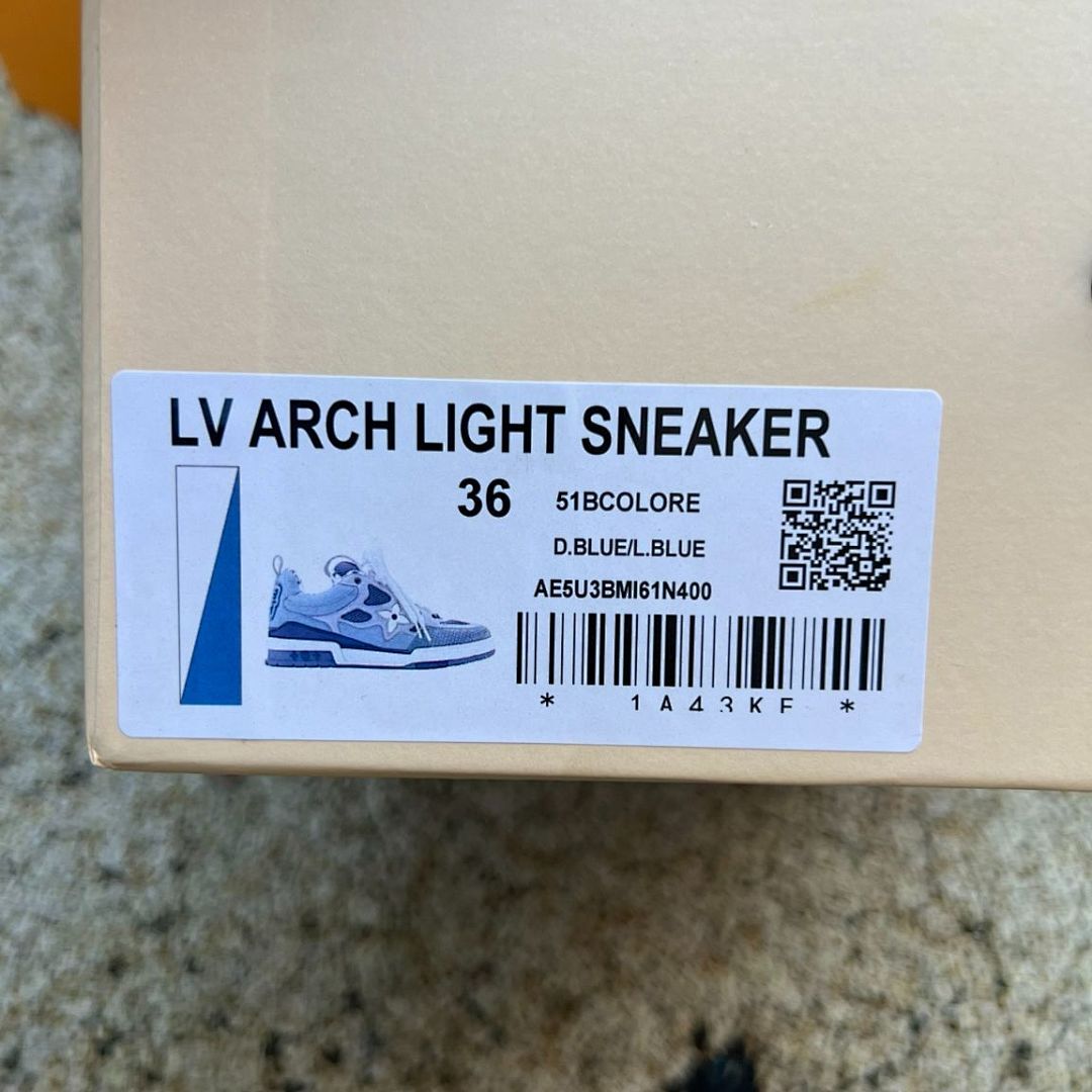 Louis Vuitton LV Trainer Sneaker Blue Galaxy