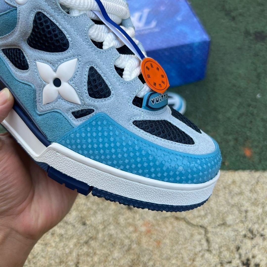 Louis Vuitton LV Trainer Sneaker Blue Galaxy