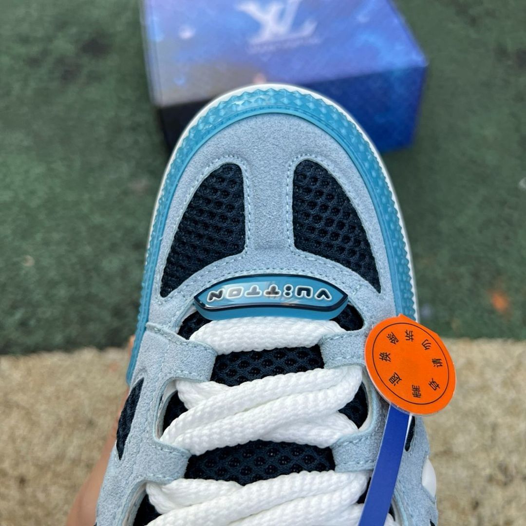 Louis Vuitton LV Trainer Sneaker Blue Galaxy