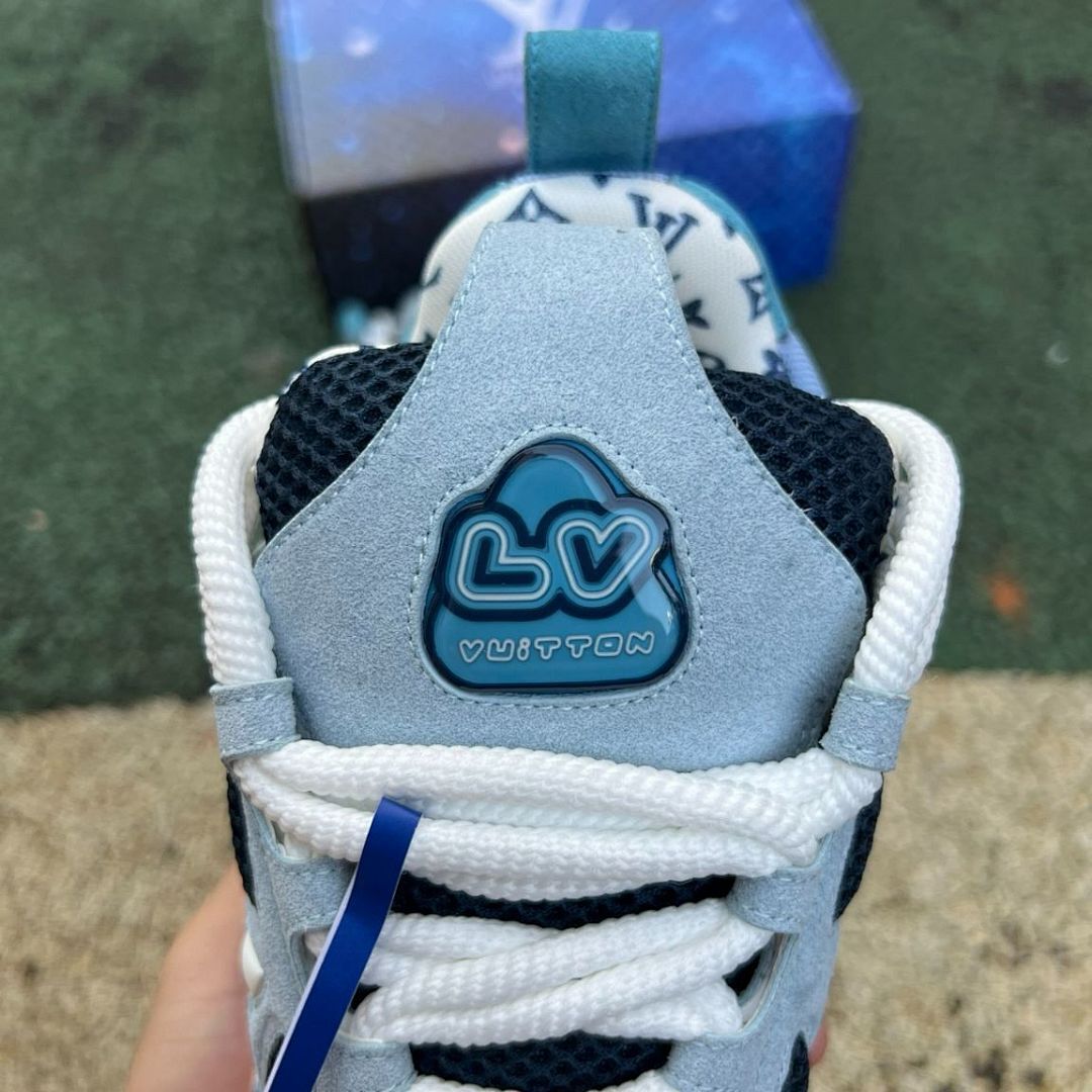 Louis Vuitton LV Trainer Sneaker Blue Galaxy