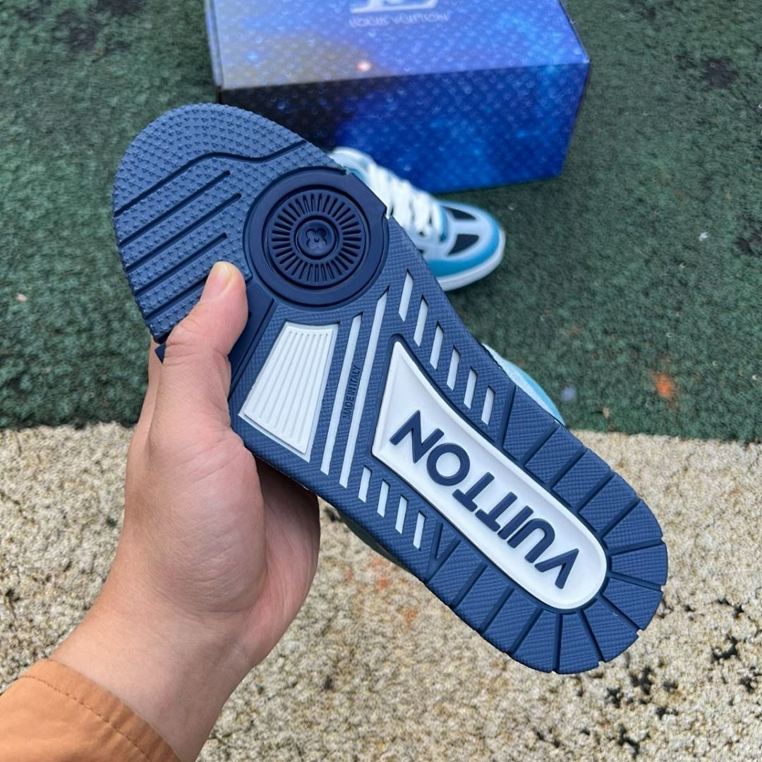 Louis Vuitton LV Trainer Sneaker Blue Galaxy