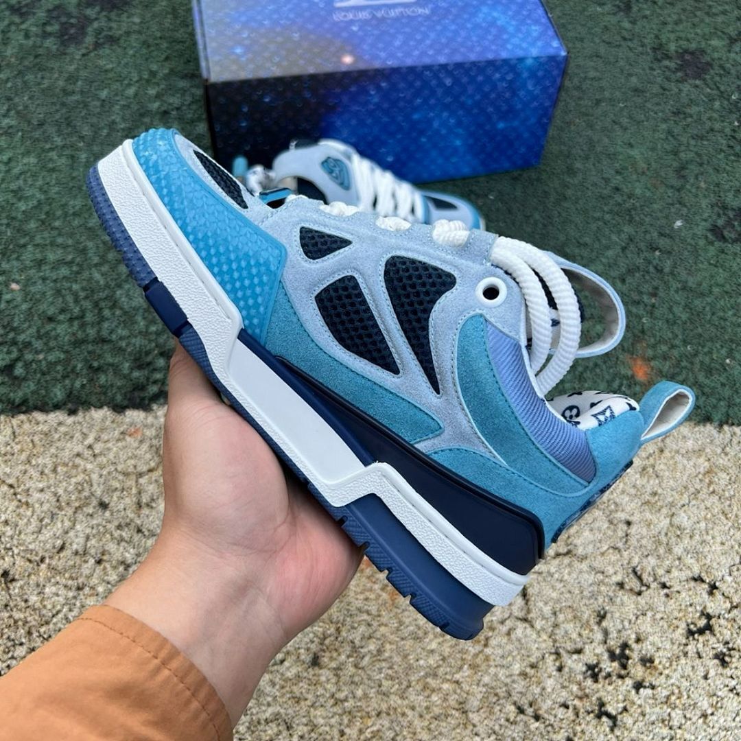 Louis Vuitton LV Trainer Sneaker Blue Galaxy