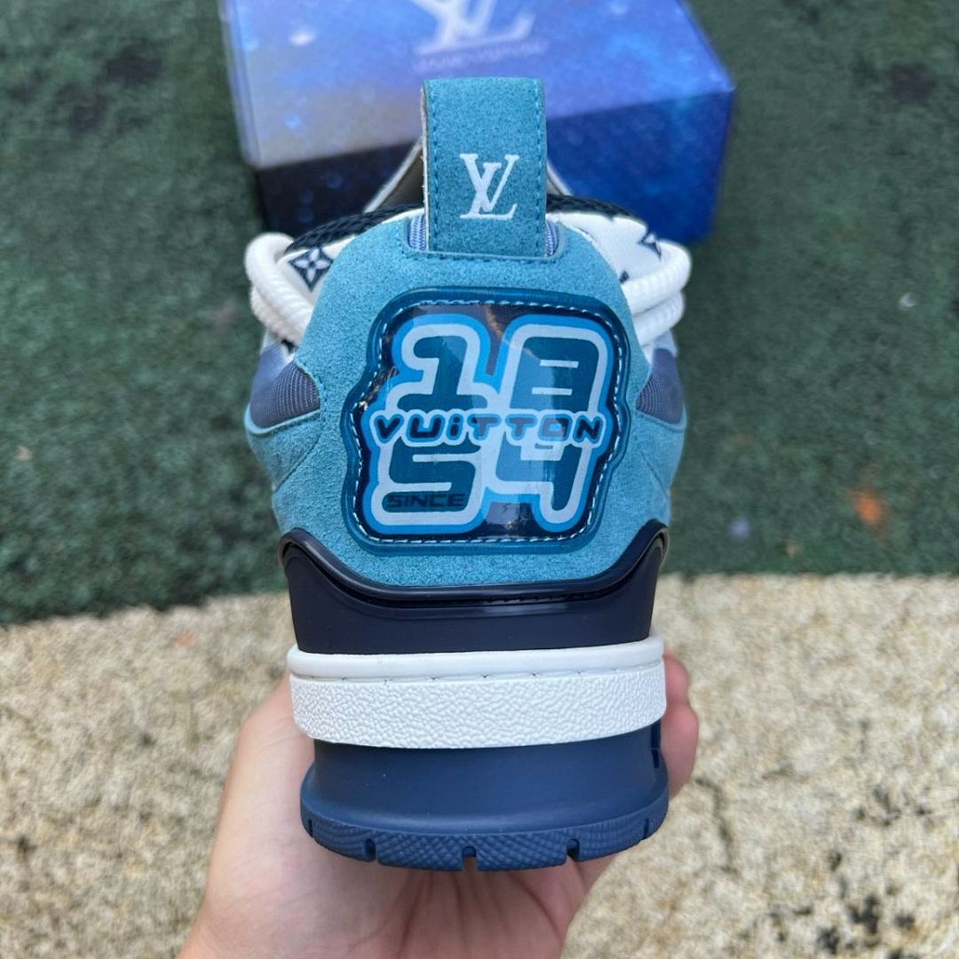 Louis Vuitton LV Trainer Sneaker Blue Galaxy