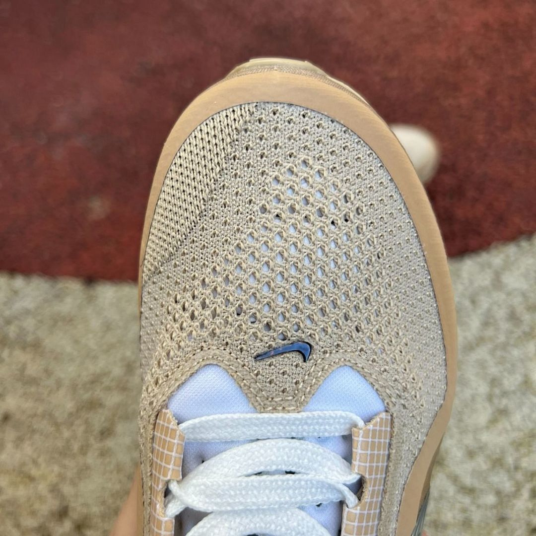 Nike V2K Run Light Orewood Brown Metallic Silver Lifestyle Running Sneakers FB8826-101