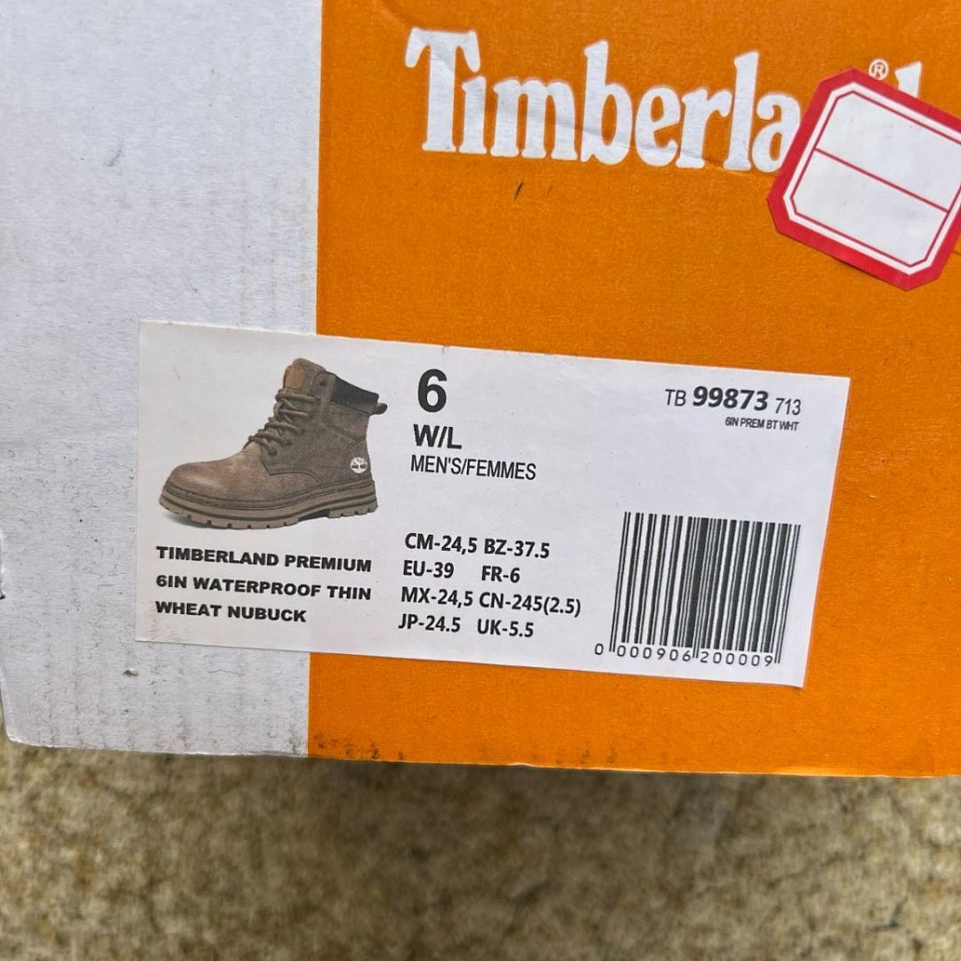 Timberland Men's Dark Brown Nubuck Waterproof Ankle Boots Stacked Lug Sole