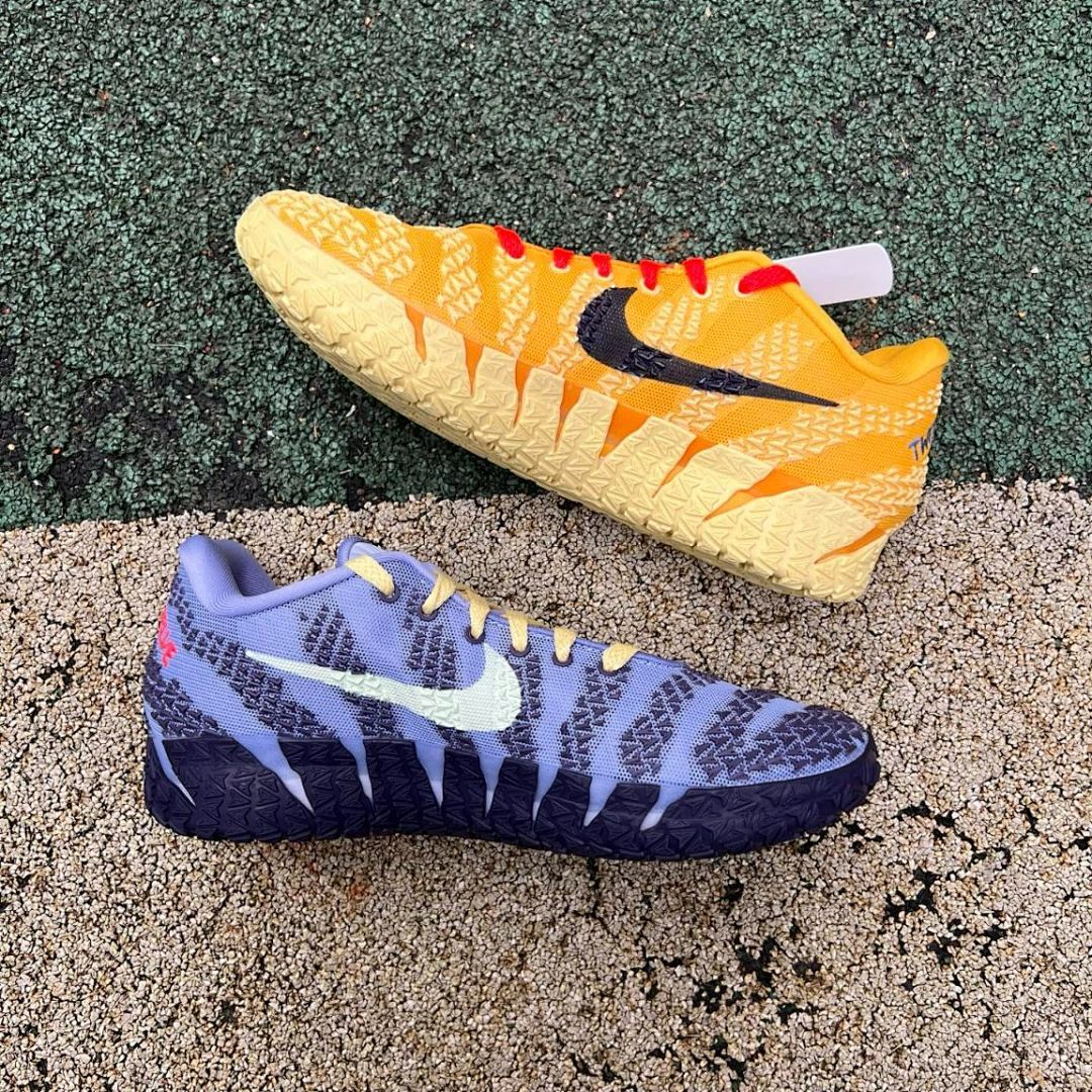 Nike Sabrina 1 Spark FQ3389-400 Light Marine Purple Gold Basketball Shoes; Nike Sabrina 1 Brooklyn's Finest FQ3389-700 University Gold Yellow Red Basketball Shoes
