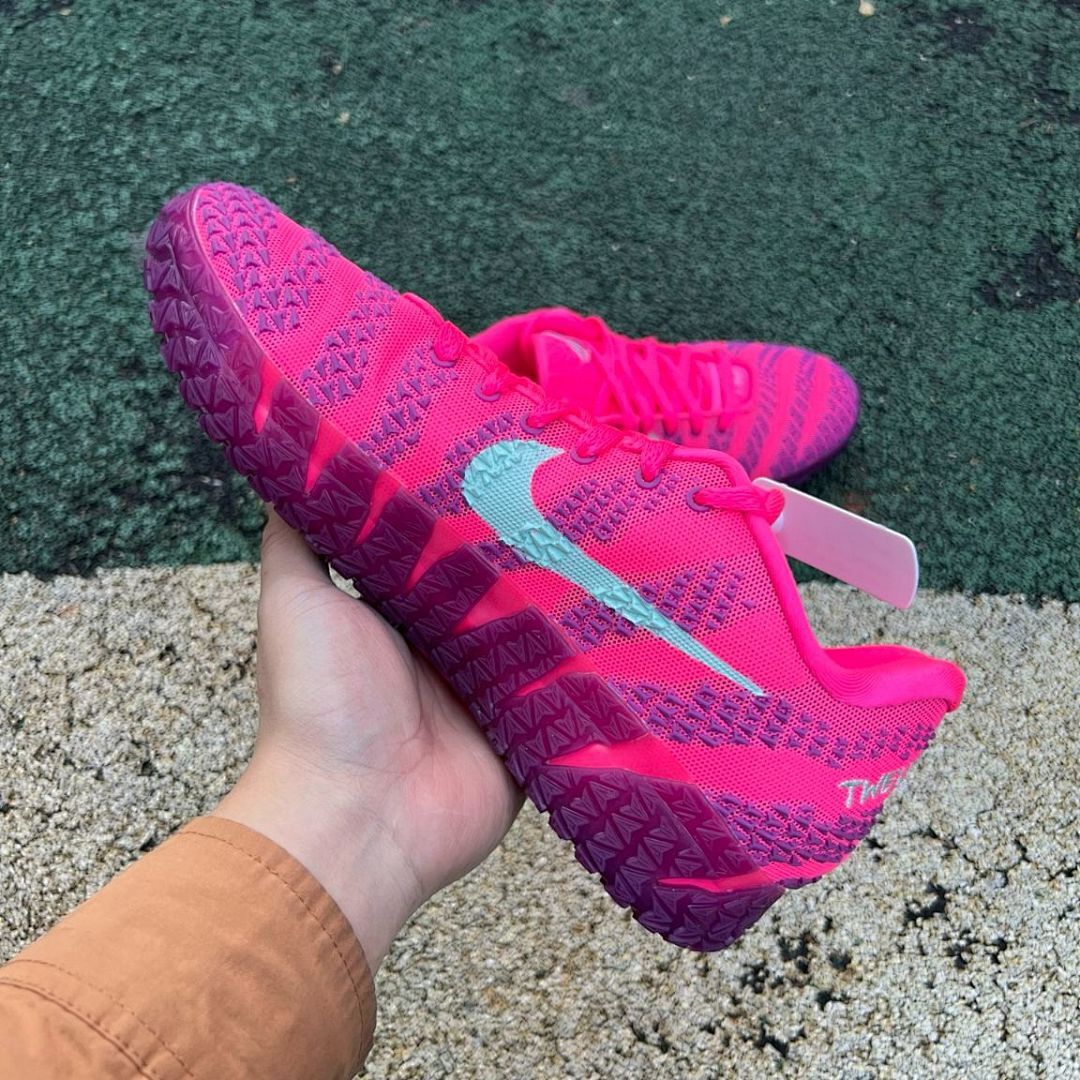 Nike ZoomX Multi-Surface Performance Training Shoes - Fuchsia Blast / Luminous Green / Purple