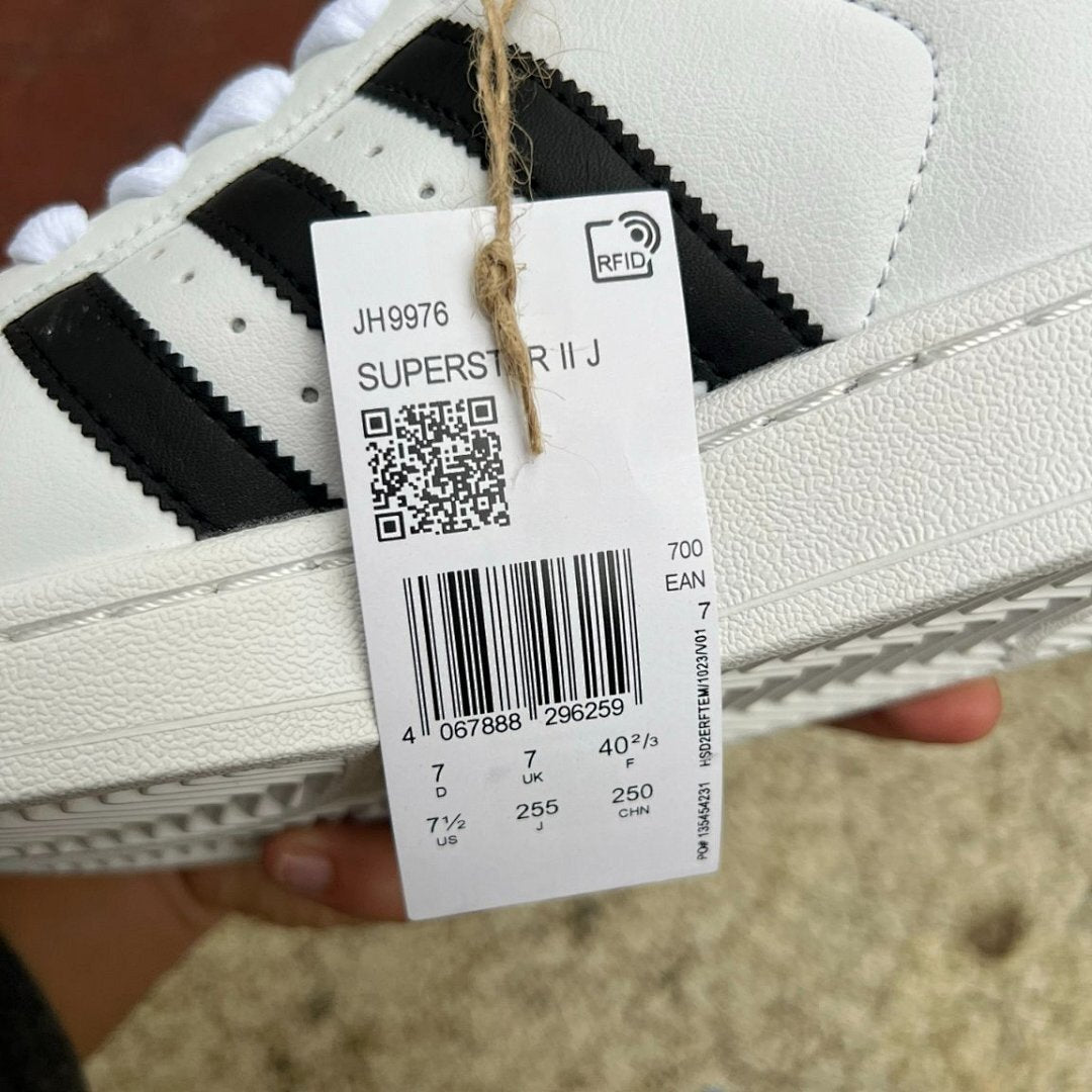 Adidas Superstar White Black Classic Shell Toe Sneakers