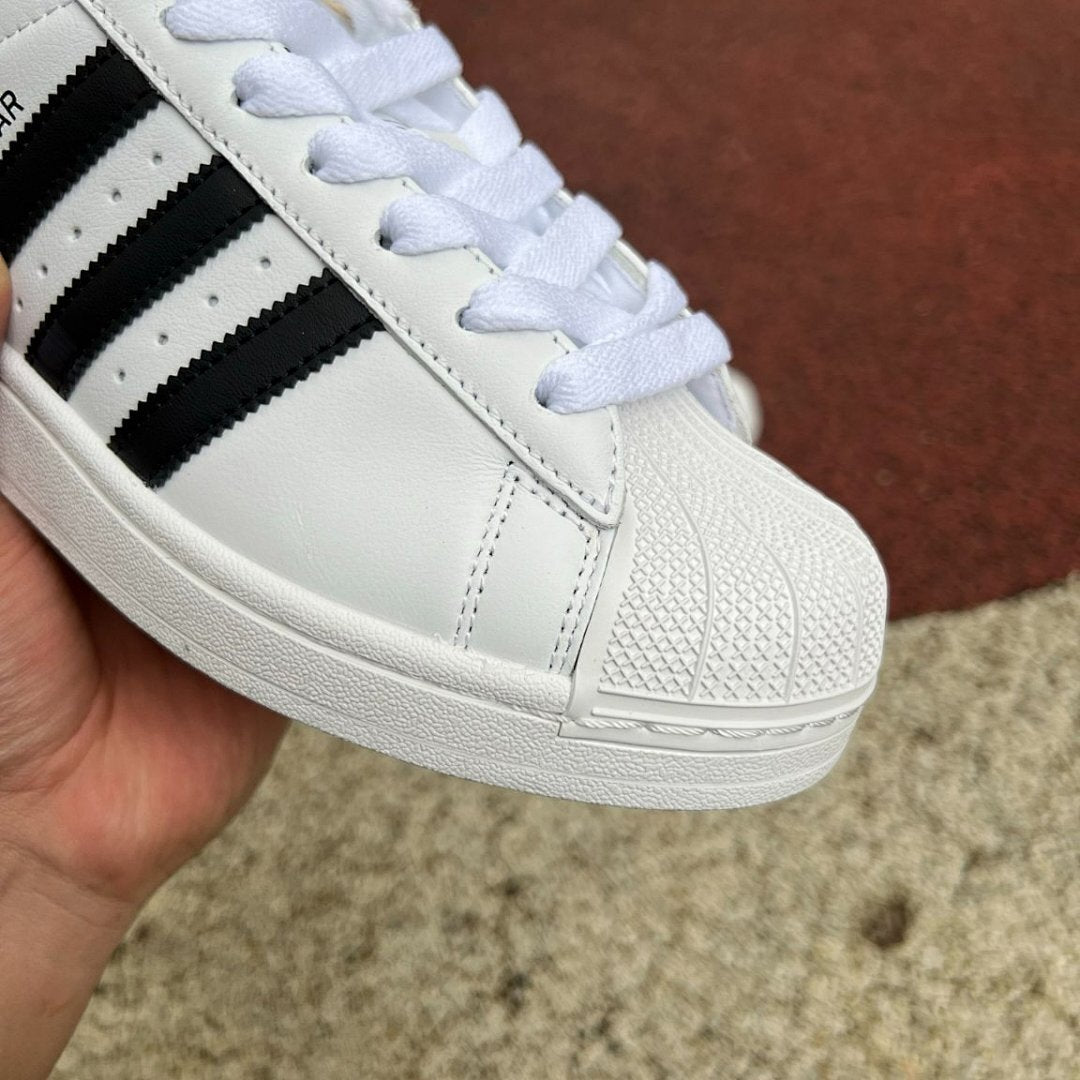 Adidas Superstar White Black Classic Shell Toe Sneakers