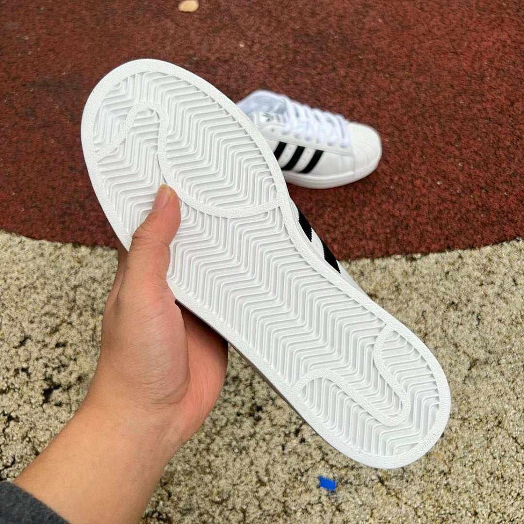 Adidas Superstar White Black Classic Shell Toe Sneakers